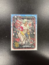 2024 Topps Holiday Jackson Merrill #H160 Holiday Base Rookie Padres (RC)