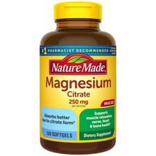 NATURE MADE Magnesium Citrate- Softgels- Valu...