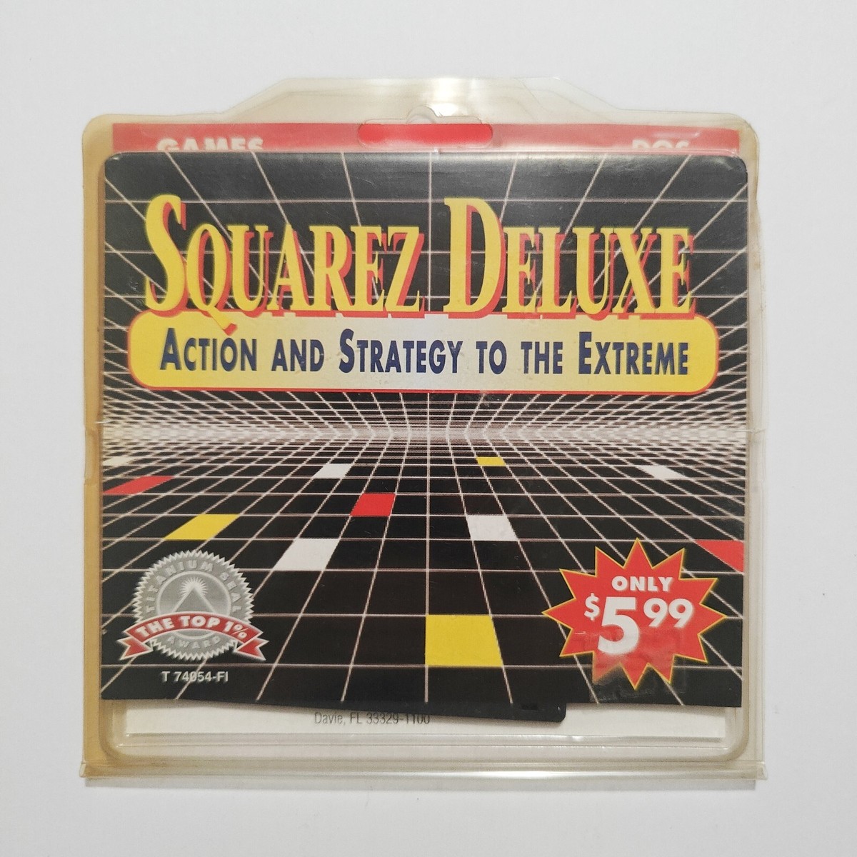 Vintage Squarez Deluxe! Titanium Seal Video Game 3.5 IBM - NEW
