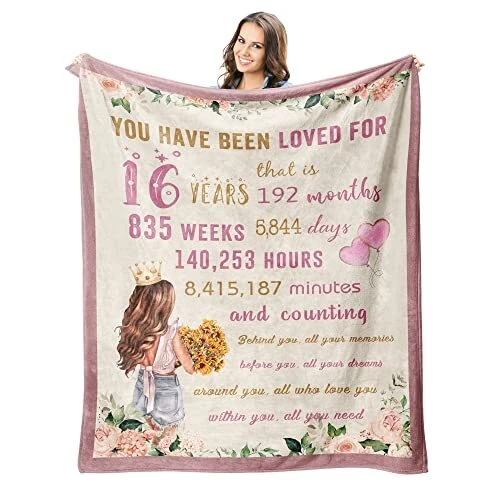 Sweet 16 Gifts for Girls - Gifts for 16 Year Old Girl - 16th Birthday Gifts  f