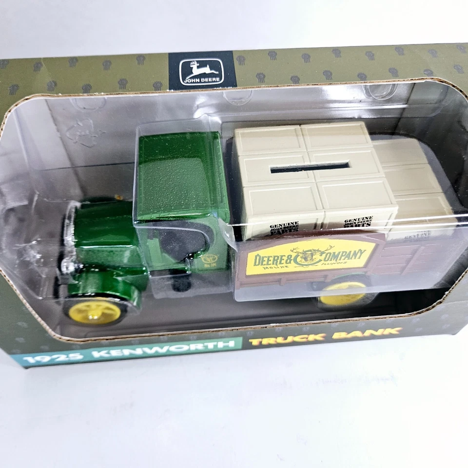Ertl 约翰迪尔 1925 年 Kenworth 压铸金属银行带钥匙送货卡车 1/30 美国 — 第 2/4 张图片