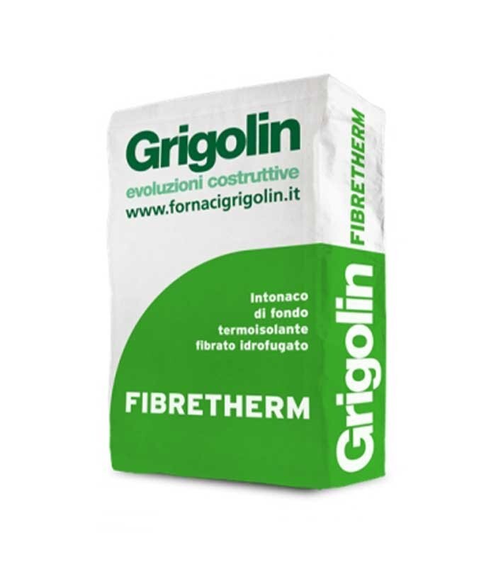 Intonaco di fondo termoisolante,fibrato,idrofugato con polistirolo -Fibretherm
