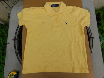 POLO RALPH LAUREN T shirt Baby unisex Yellow M Old Stock