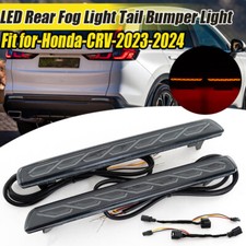 2PCS For Honda CR-V CRV 2023-2025 LED Car Rear Fog Light Tail Bumper Light Sets