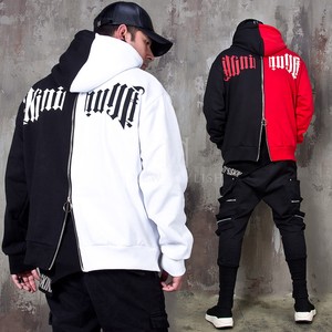 half and half hoodie