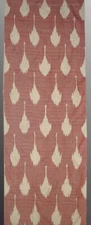11 Yard HAND MADE UZBEK Natural SILK IKAT ADRAS FABRIC #7472