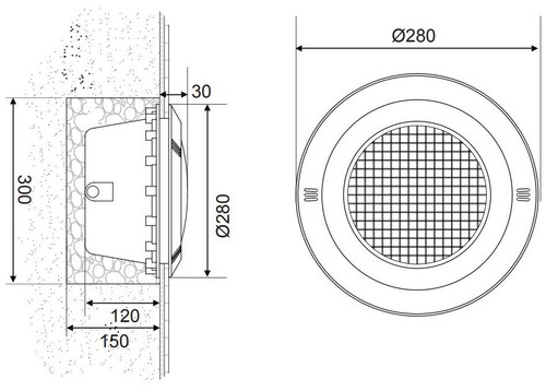 Swimmingpool Pool RGB LED Unterwasser Scheinwerfer 1x PAR56 12V 20W inkl. Trafo - Bild 6 von 8