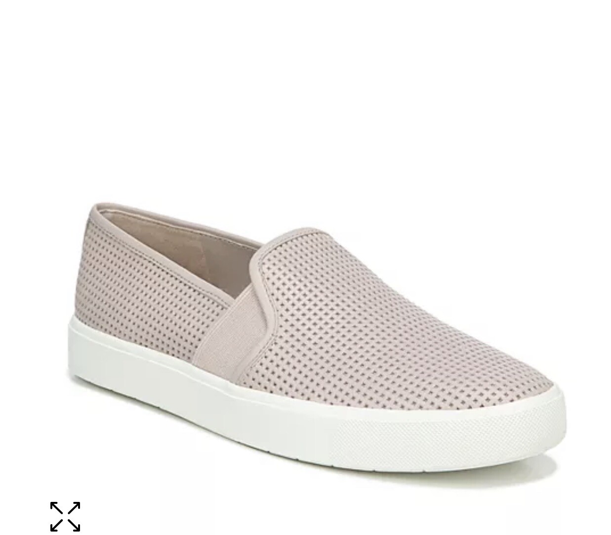 NIB Vince Blair 5 Oyster Perforated Leather Sneakers Sz 10 Slip On Rose