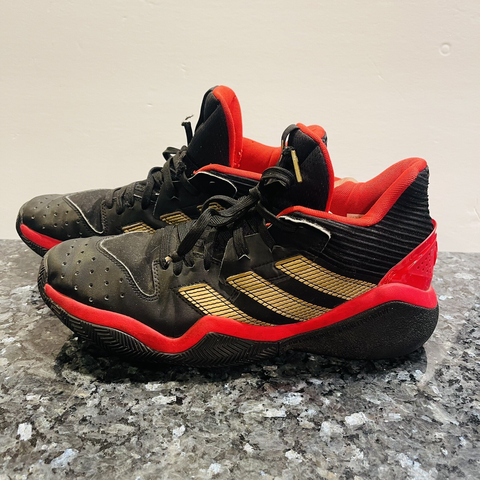 ADIDAS James Harden Bounce Stepback Black/Red Basketball Shoes Men’s