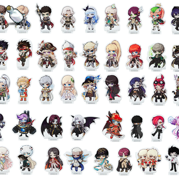 MapleStory ALL Characters Acrylic Stand NEXON Official MD, Limited