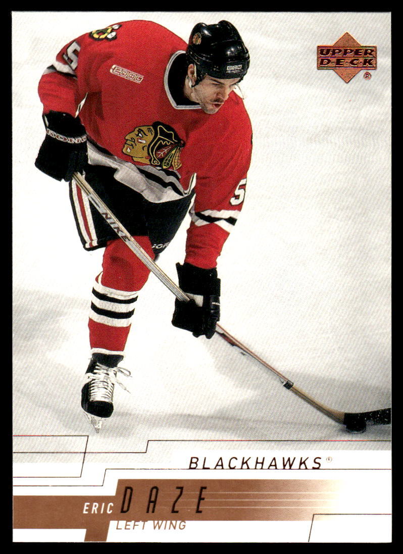 2000-01 Upper Deck #39 Eric Daze Chicago Blackhawks Hockey Card