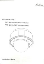 Axis Q6075-e P/n 01752-004 Dome Network Outdoor Camera With Wall/pole Mount 5801