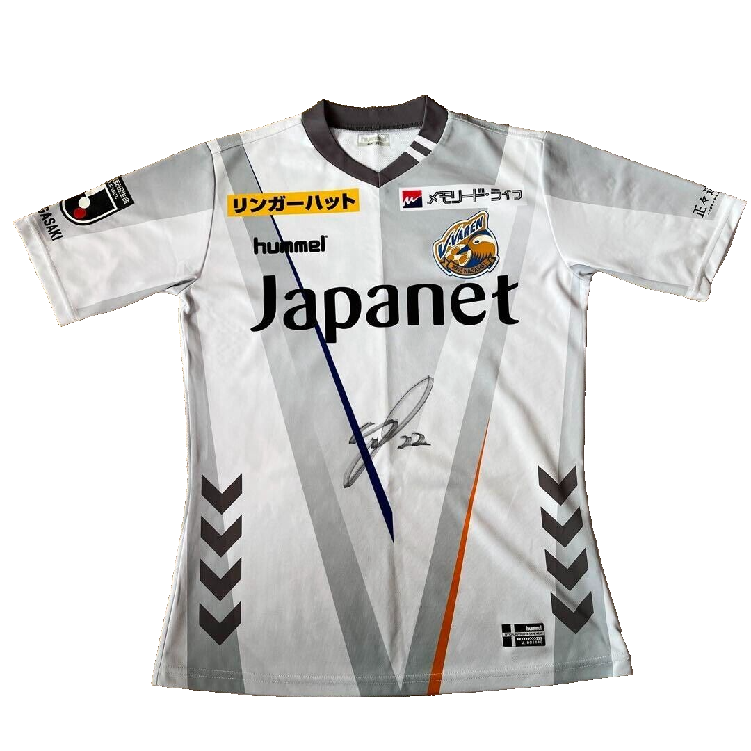 V-Varen Nagasaki Uniform Jersey No.22 Yuhei Tokunaga autograph