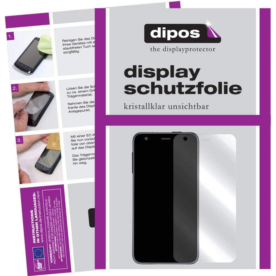 6x Schutzfolie für LG V20 klar Displayschutzfolie Folie dipos Displayfolie - Bild 1 von 1