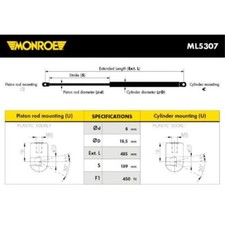 Amortisseur Mercedes 450