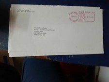 australia commercial 1996 cover used special postmark as in pic