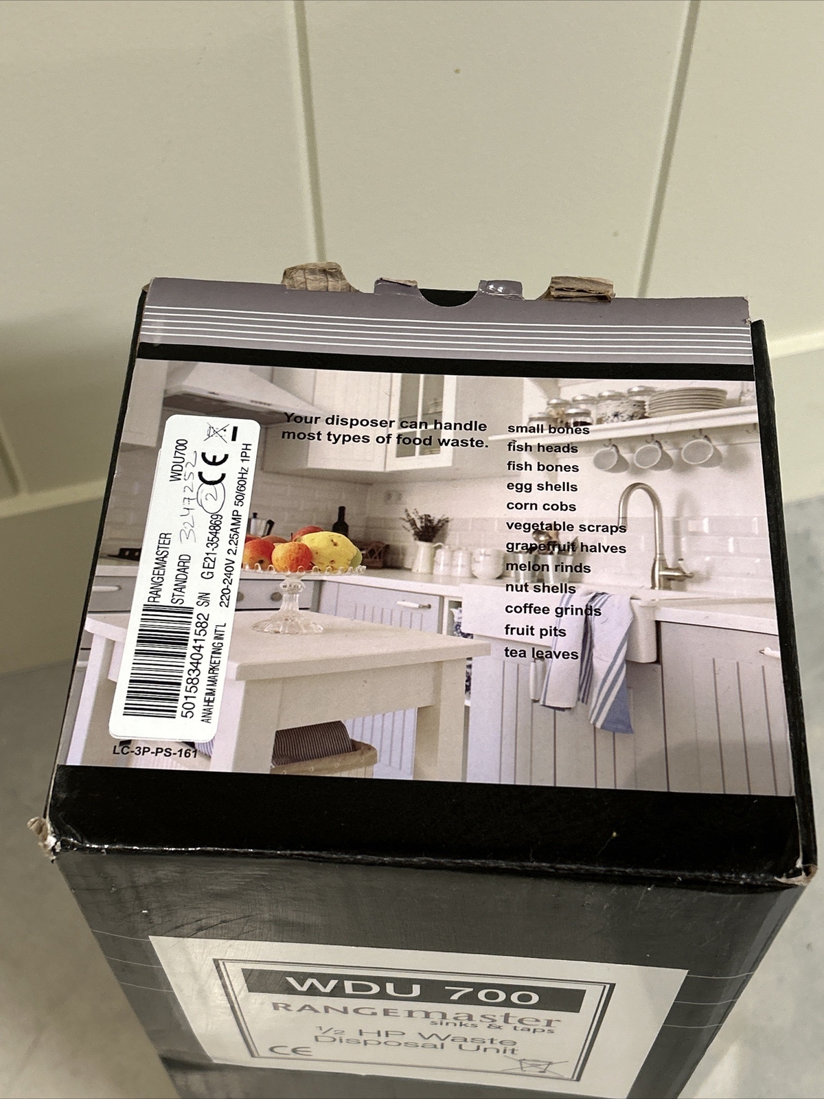 Rangemaster Kitchen Sink Waste Disposal Unit WDU700 1/2 HP eBay