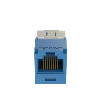 Panduit CJ688TGBU TG Style T568A/B UTP RJ45 Cat 6 Jack Module Blue