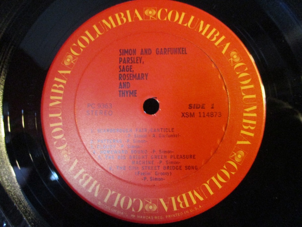 1972 Reissue SIMON & GARFUNKEL Parsley Sage Rosemary Thyme LP