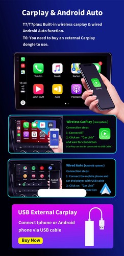 For Toyota Camry 2012-2014 Android CarPlay Car Radio Multimedia GPS Video Player - Picture 21 of 32