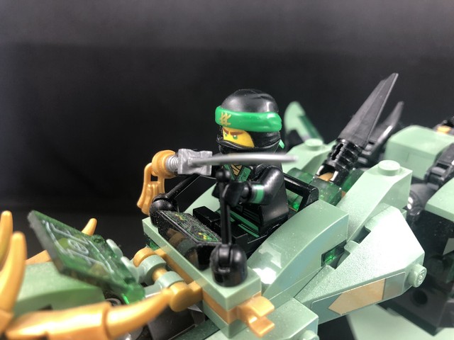 green ninja dragon lego set