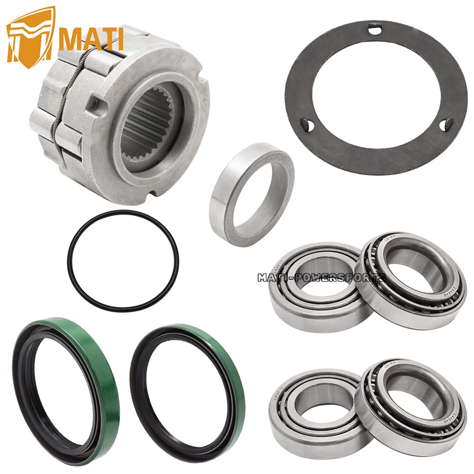 Cojinete de puntal de embrague de cubo de rueda delantera y sellos para Polaris Xplorer 250 300 400 500 Foto 2 de 4