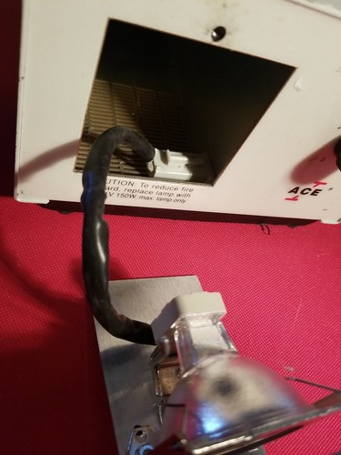 Schott Fostec LLC Ace I P/N 20500 EKE caja fuente de luz de fibra óptica 150W excelente n4 - Imagen 9 de 9