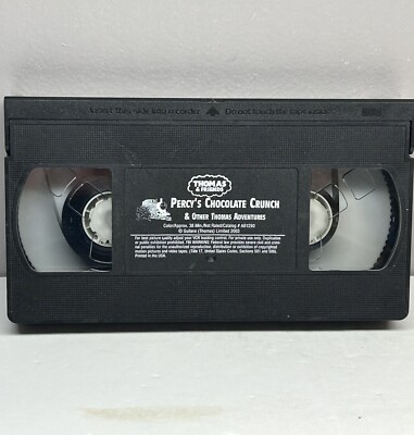 Thomas the Tank Engine Friends Percy Chocolate Crunch VHS Video Tape Only Train