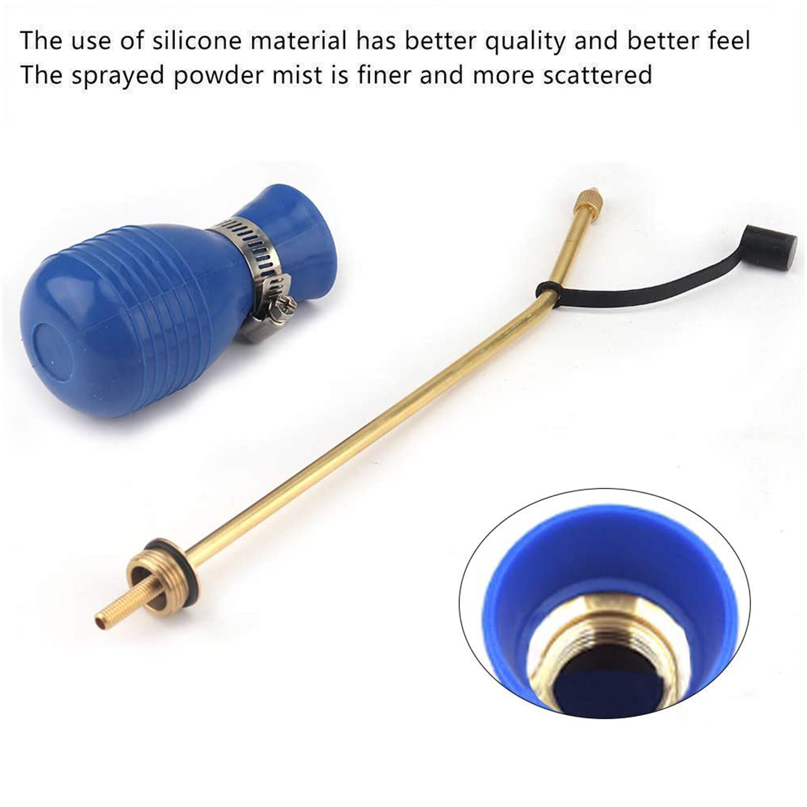 Pest Control Duster Sprayer Termite Insect Diatomaceous Earth Bulb