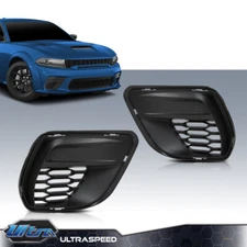 NEW Fit For 2020-2023 Dodge Charger Front Left & Right Bumper Fog Light Cover