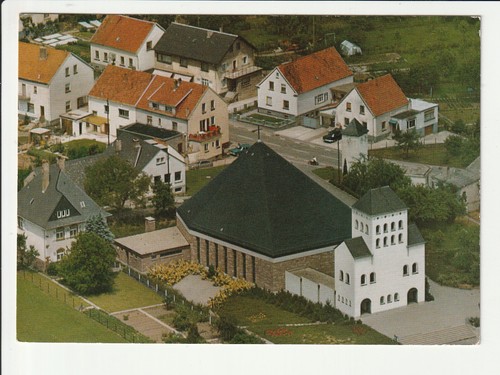 RAPPWEILER...,Kath. Pfarrkirche, Luftb. 25/CG7$004-132 m. Umgebung ....col AK