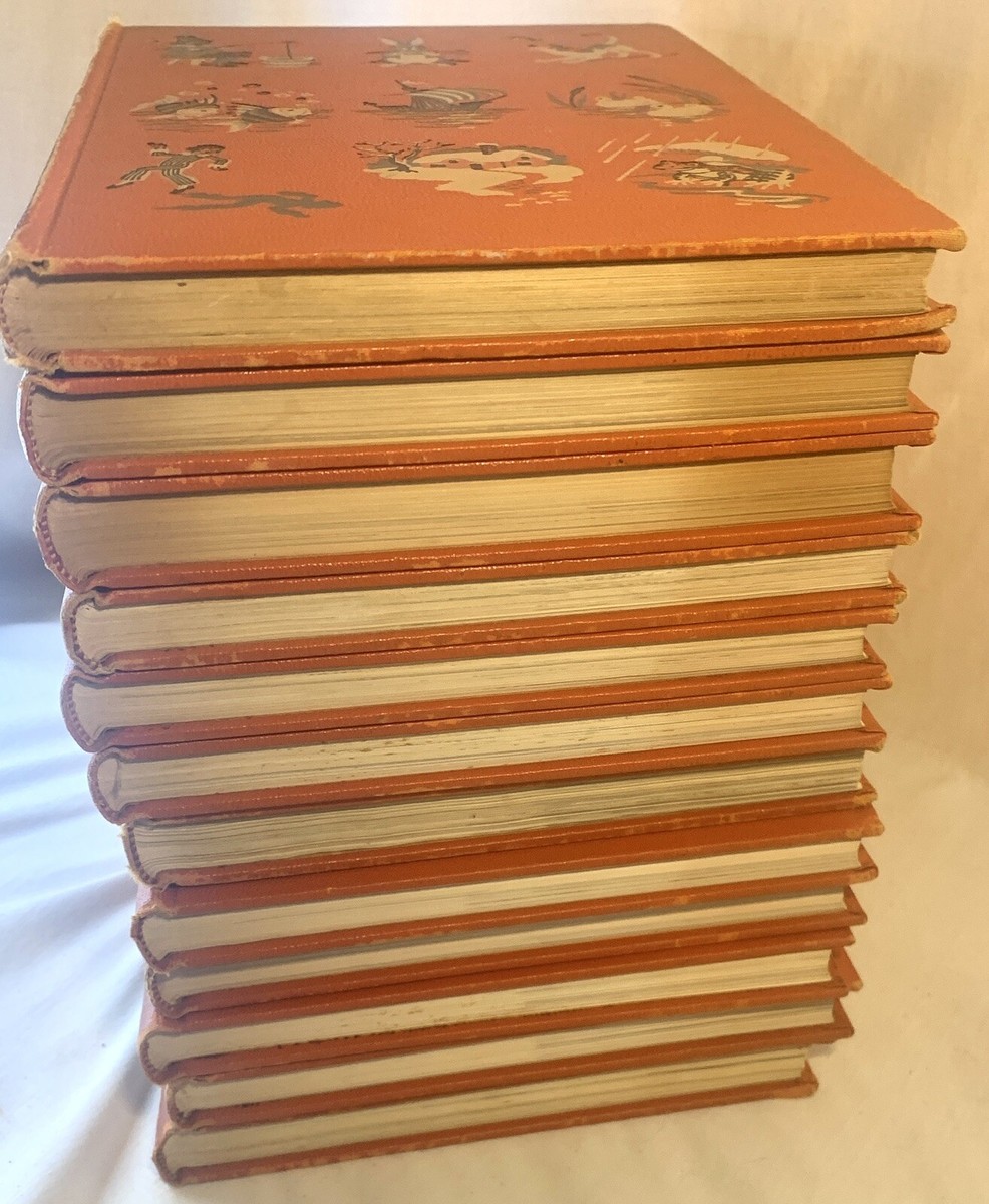 Vintage 1949 CHILDCRAFT Books 14 Volume Set W.F. Quarrie