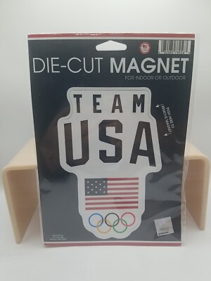 United States Olympic Committee Official Team USA Die Cut Magnet 6 1/2'' x 5'' NEW
