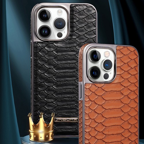 Luxus Lederhülle Für iPhone 16 15 14 13 Pro Max Handy Schutz Tasche Bumper Case - Zdjęcie 4 z 43