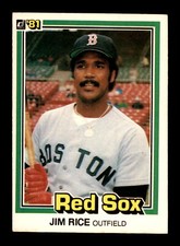 1981 Donruss #338 Jim Rice Boston Red Sox