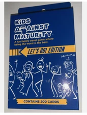 one Kids Against Maturity LETS GO Edition Travel Game (200 cards, 4+ players)