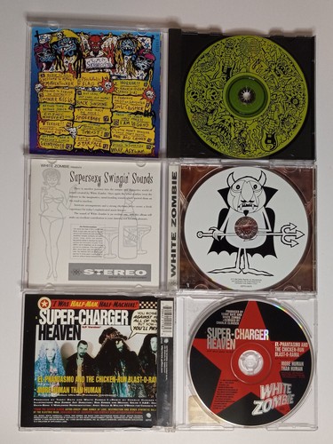 White Zombie-Rob Zombie CDs: LA Sexorcisto-SuperSexy-Live-House of 1000 Corpses+ - Picture 3 of 4