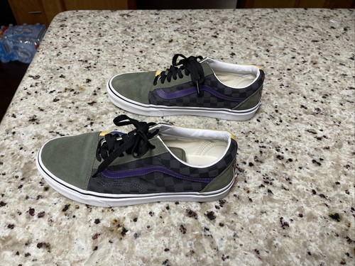 vans black and green comfycush