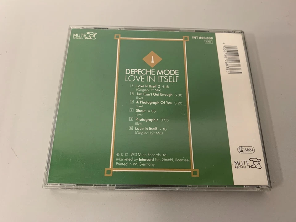 Depeche Mode - Love In Itself - Maxi CD Single © 1983/87 Live Tracks # 826.838 - Bild 3 von 3