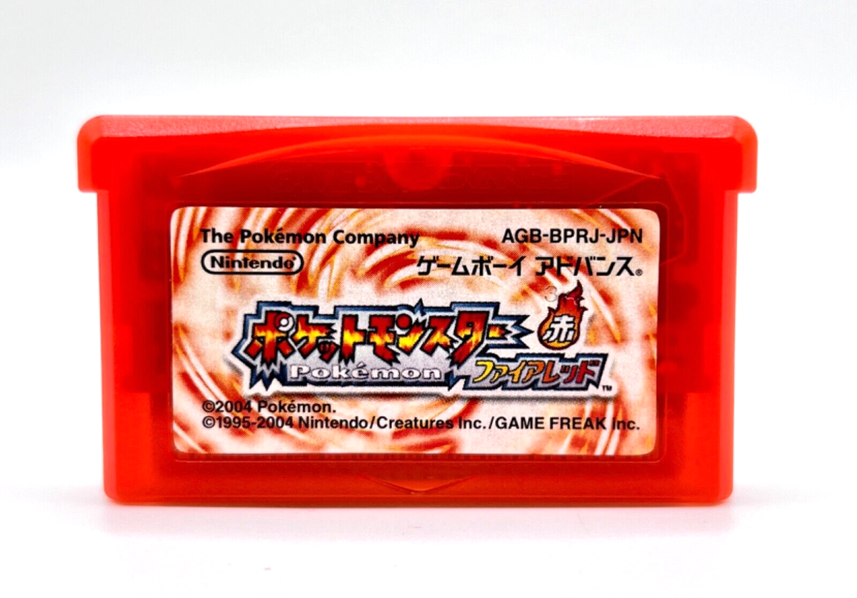 MINT Japanese Pokemon FIRE RED Game Boy Advance GBA JP w