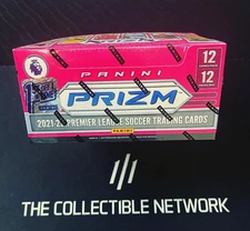 2021-22 Panini Prizm Premier League Soccer FOTL Sealed Hobby Box EPL First Line