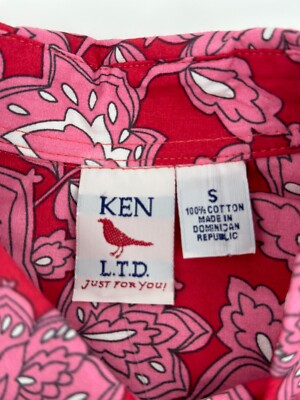 Ken LTD Just for You Hawaiian Multi-Color Floral S/S Mens Shirt