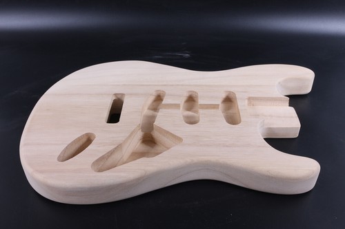Paulownia wood guitar body DIY for ST SSS pickups style Lightweight Unfinished - Imagen 5 de 6