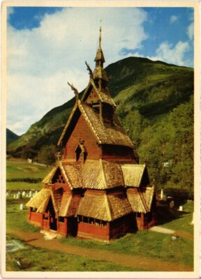 CPM AK Borgund Stabkirche NORWEGEN (1364981)