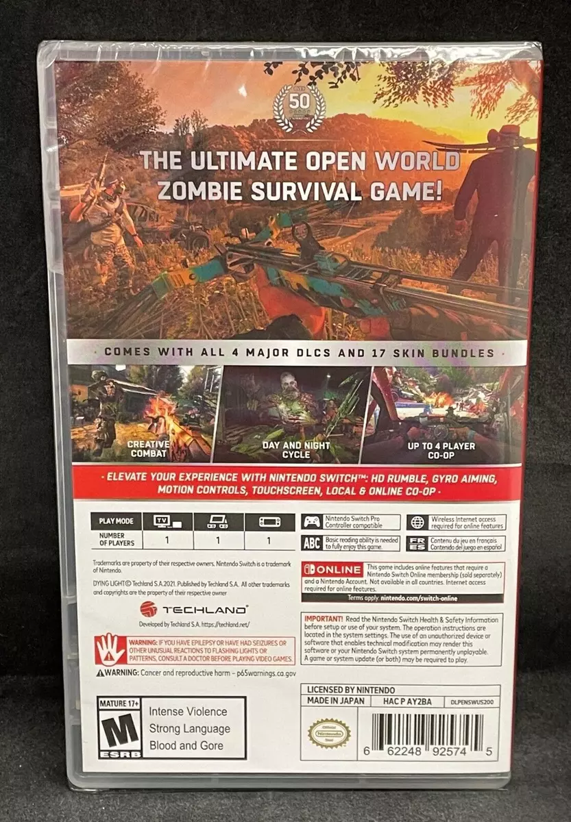 Dying Light: Platinum Edition, Techland, Nintendo Switch, 662248925745