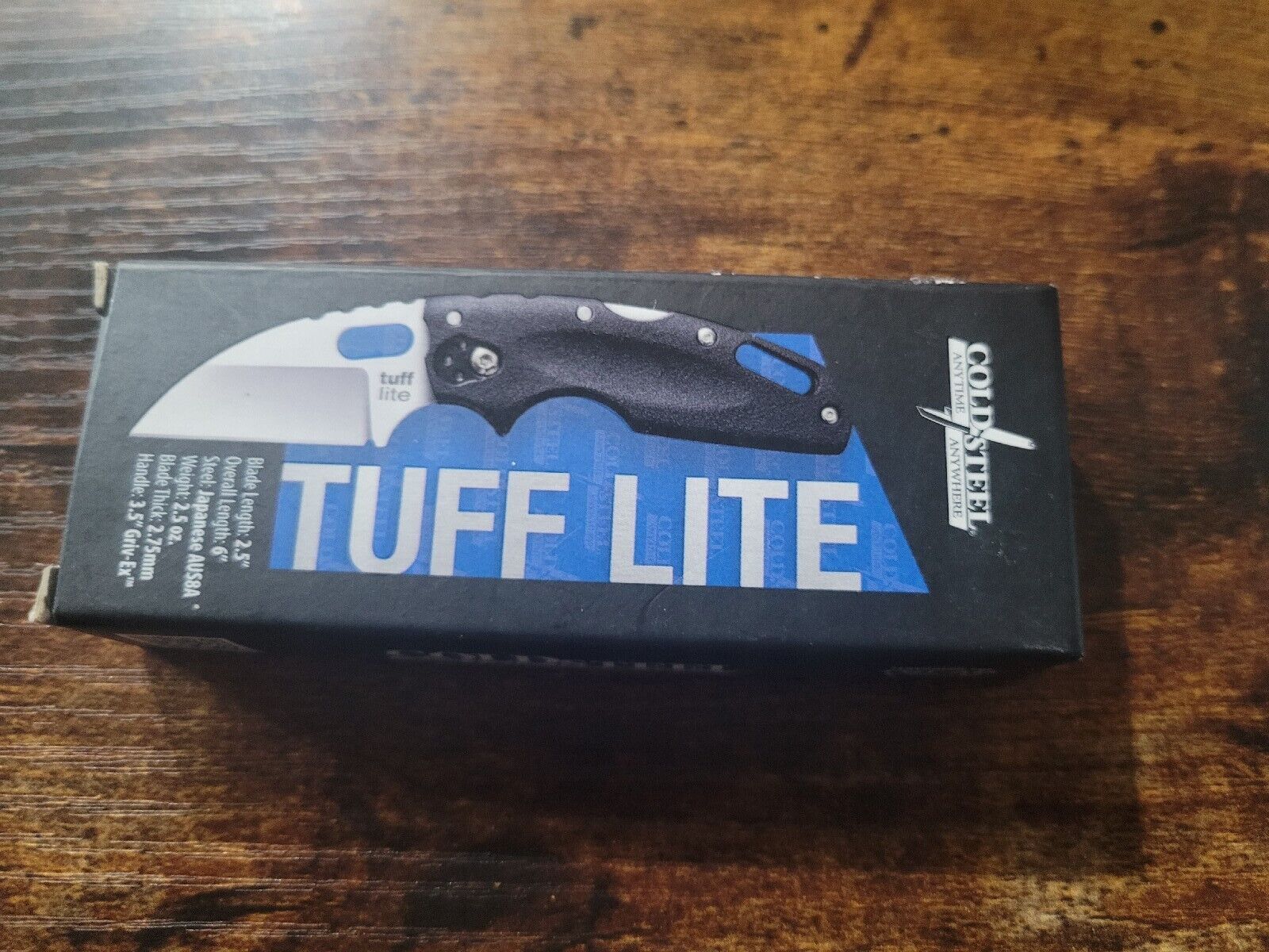 Cold Steel Mini, Cold Cs-20ltf Tuff Lite Plain Edge - Flat Dark