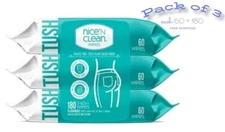 Wet Wipes Adult Flushable Personal Cleansing Toilet Wipes - Plant Aloe Vitamin E