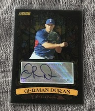 2008 Topps Stadium Club German Duran Beam Team Auto Auto Texas Rangers A56