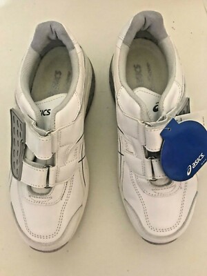 Asics Gel Cardio 2(2E) White/White V-Strap Women's Leather Width 2E Model Q962L