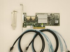 Dell H200 6Gbps SAS HBA = LSI 9211-8i P20 IT Mode ZFS FreeNAS unRAID +SATA cable